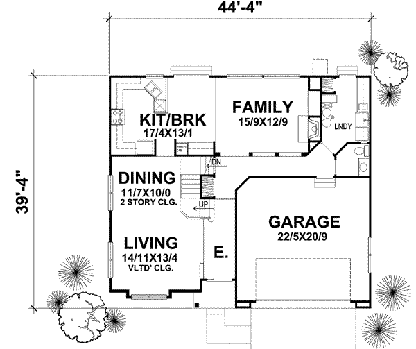 Main Floor Plan: 15-890