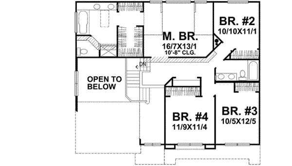 Upper/Second Floor Plan: 15-890