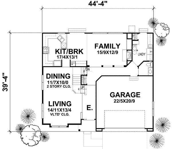 Main Floor Plan: 15-891