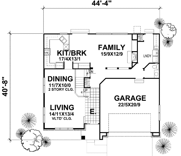 Main Floor Plan: 15-892