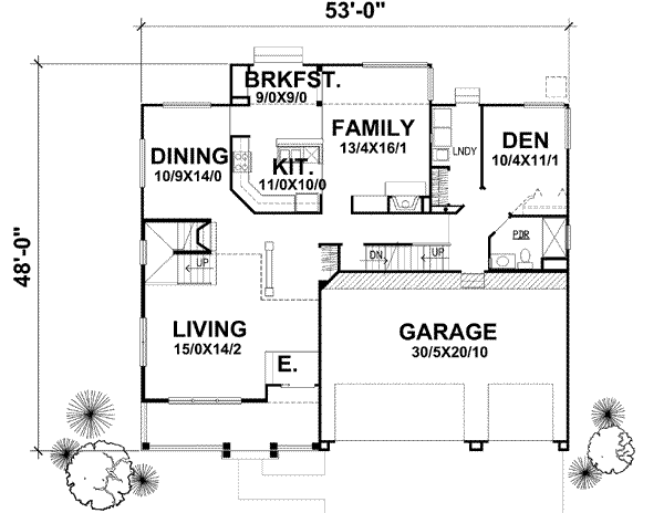 Main Floor Plan: 15-896