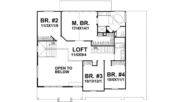Upper/Second Floor Plan: 15-896