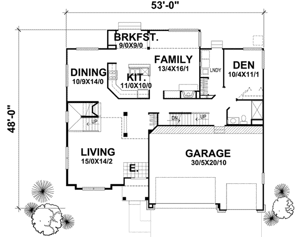 Main Floor Plan: 15-898