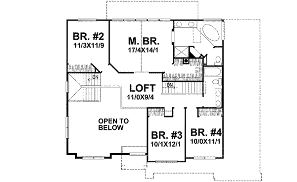 Upper/Second Floor Plan: 15-898