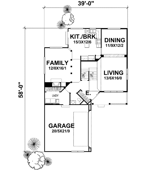 Main Floor Plan: 15-899