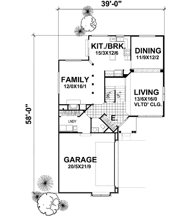 Main Floor Plan: 15-900