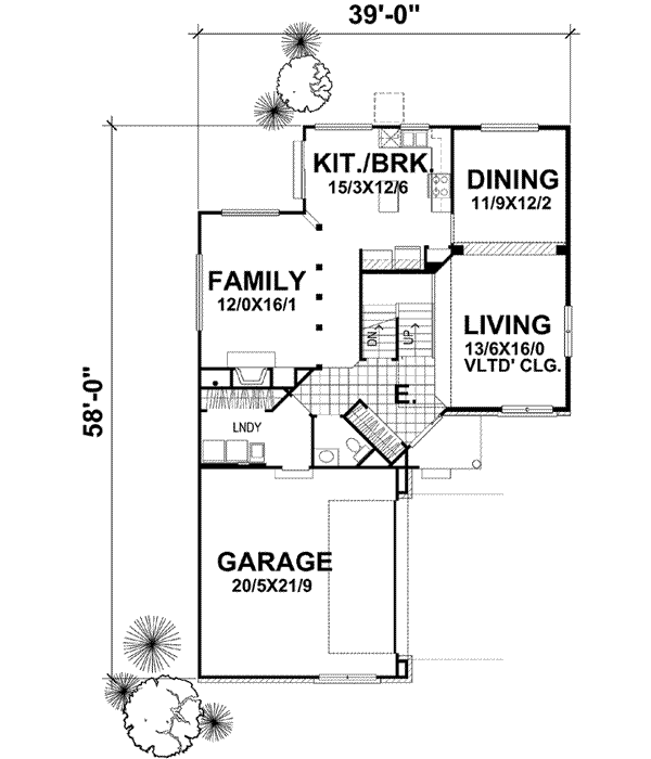 Main Floor Plan: 15-901