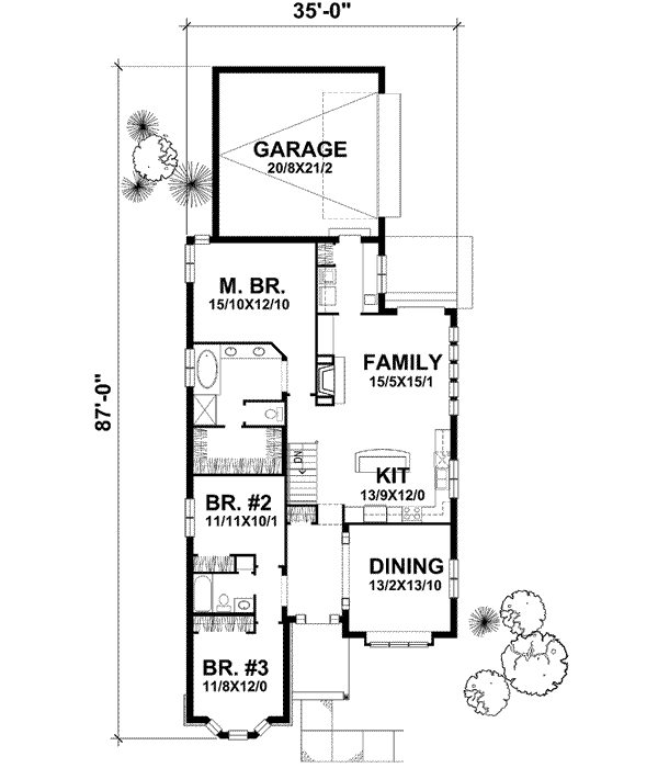 Main Floor Plan: 15-905