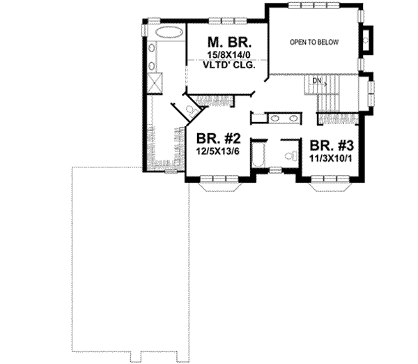 Upper/Second Floor Plan: 15-906