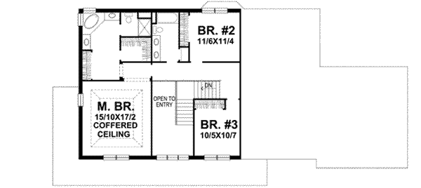 Upper/Second Floor Plan: 15-907