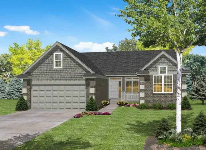 Traditional house plans 15-909 - front exterior, 1,725 sq ft, 2 bed, 2 bath house plans | Monster House Plans