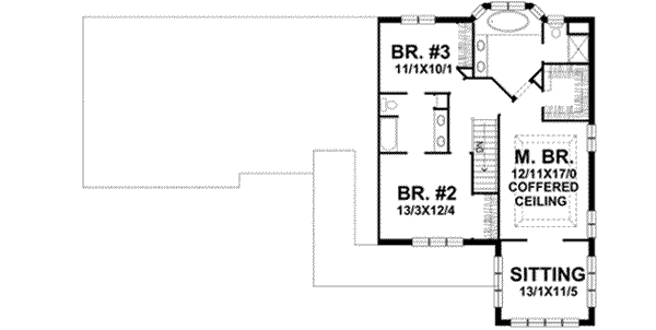 Upper/Second Floor Plan: 15-910