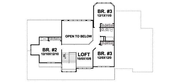 Upper/Second Floor Plan: 15-912