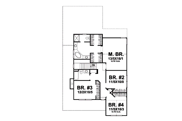 Upper/Second Floor Plan: 15-913