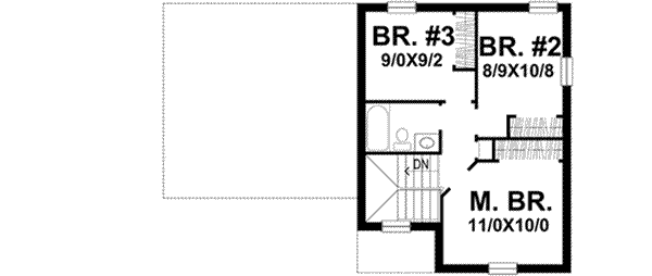 Upper/Second Floor Plan: 15-915