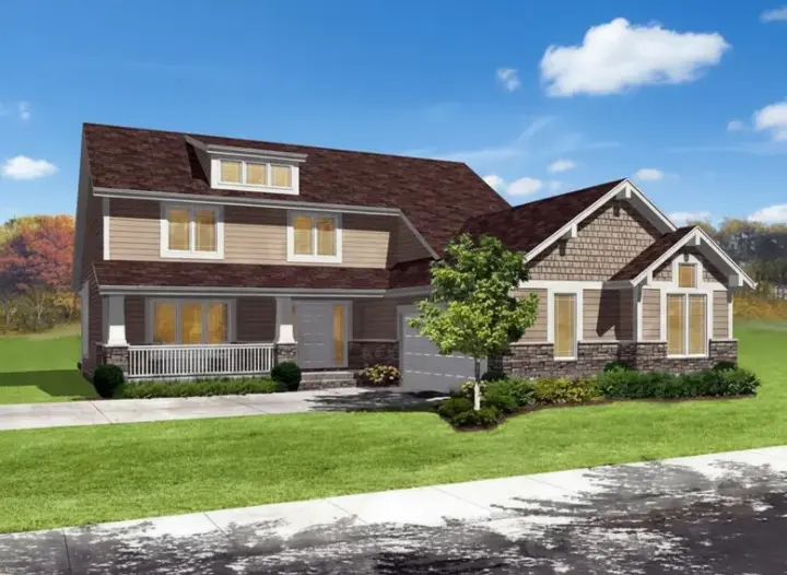 Craftsman house plans 15-919 - front exterior, 2,100 sq ft, 3 bed, 2 bath house plans | Monster House Plans