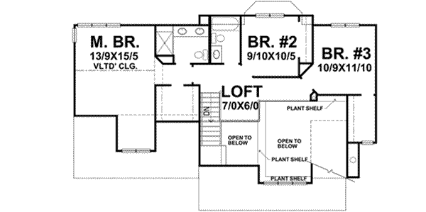 Upper/Second Floor Plan: 15-921