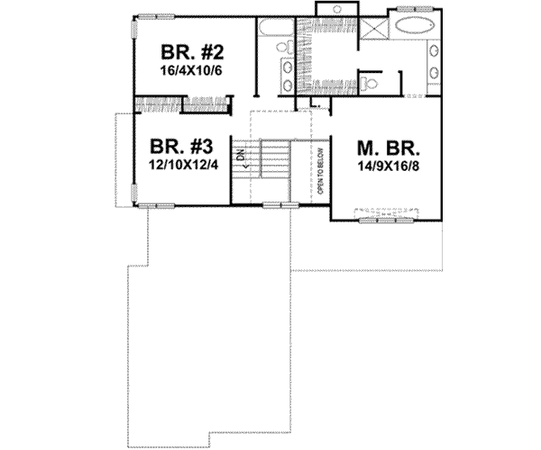 Upper/Second Floor Plan: 15-925