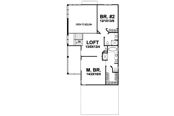Upper/Second Floor Plan: 15-926