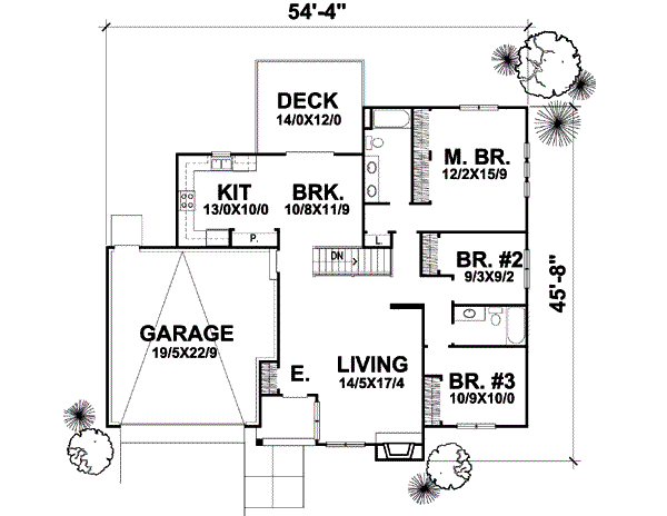 Main Floor Plan: 15-929