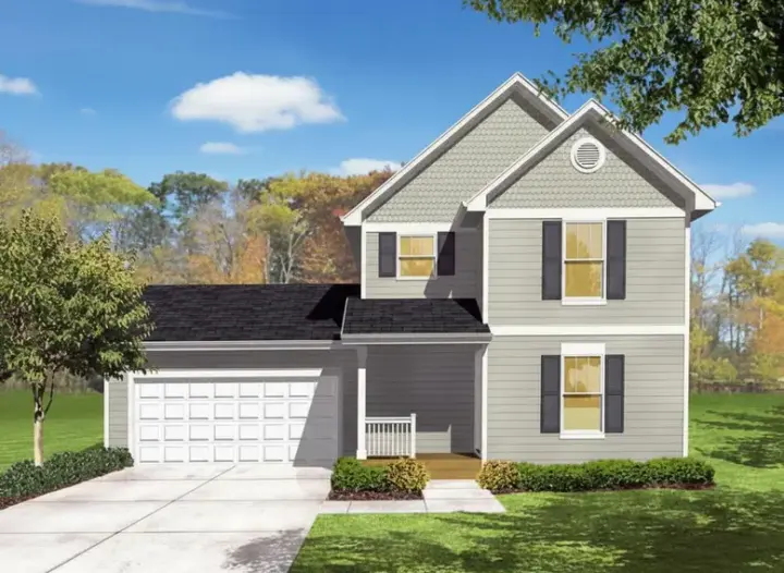 Traditional house plans 15-931 - front exterior, 1,046 sq ft, 3 bed, 1 bath house plans | Monster House Plans