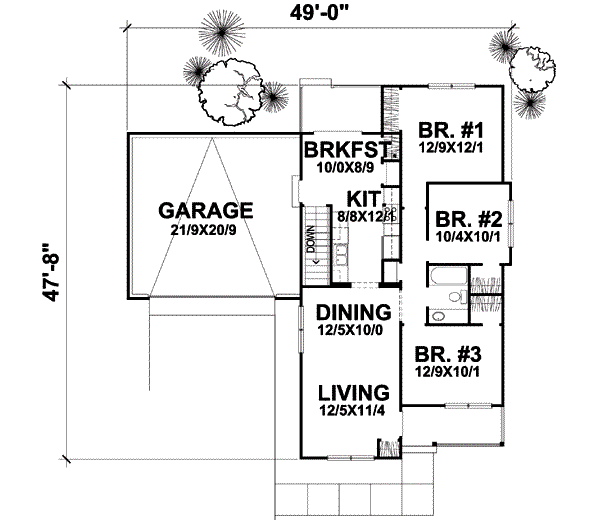 Main Floor Plan: 15-932