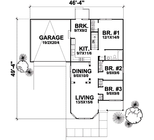 Main Floor Plan: 15-934