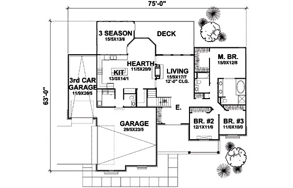 Main Floor Plan: 15-938