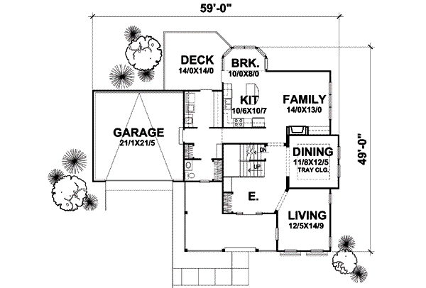 Main Floor Plan: 15-939
