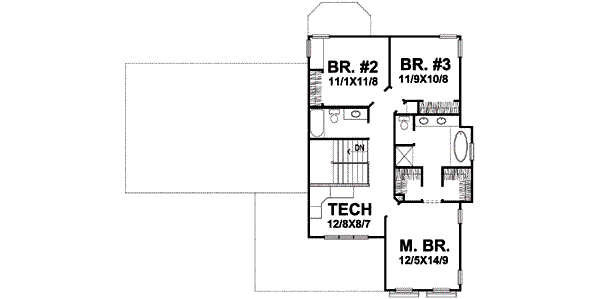 Upper/Second Floor Plan: 15-939