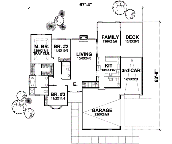 Main Floor Plan: 15-940