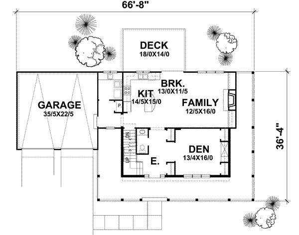 Main Floor Plan: 15-944