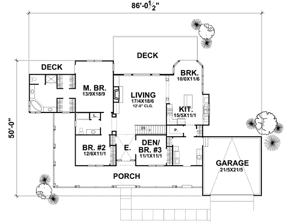 Main Floor Plan: 15-945