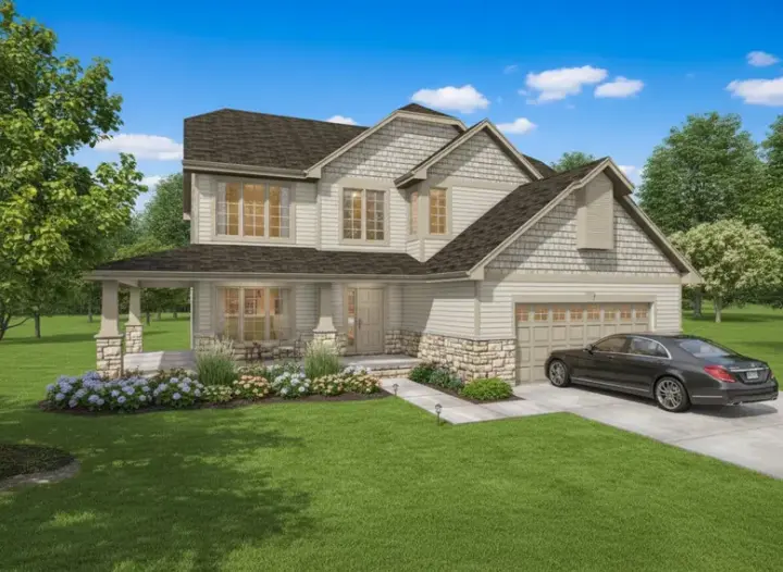 Craftsman house plans 15-946 - front exterior, 2,213 sq ft, 4 bed, 2 bath house plans | Monster House Plans