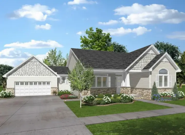 Craftsman house plans 15-947 - front exterior, 1,853 sq ft, 3 bed, 2 bath house plans | Monster House Plans