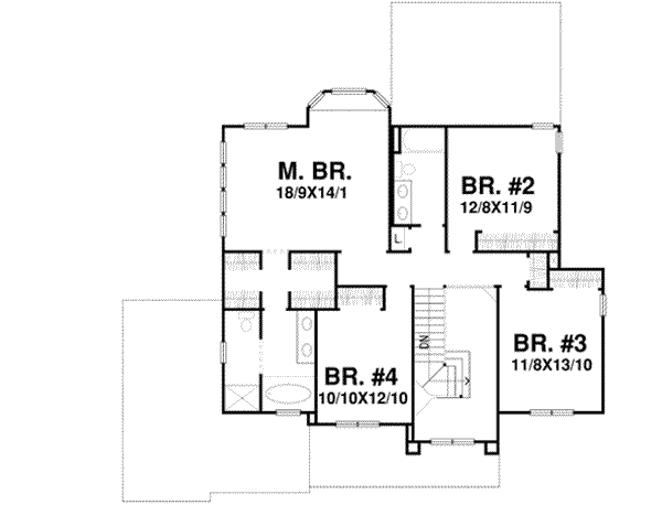 Upper/Second Floor Plan: 15-948