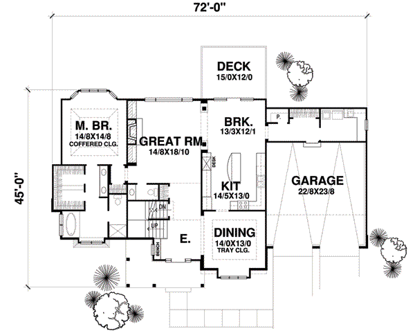 Main Floor Plan: 15-949