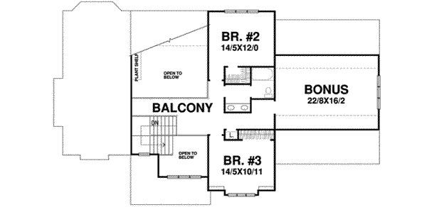 Upper/Second Floor Plan: 15-949