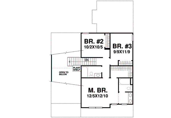 Upper/Second Floor Plan: 15-950