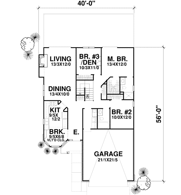 Main Floor Plan: 15-951