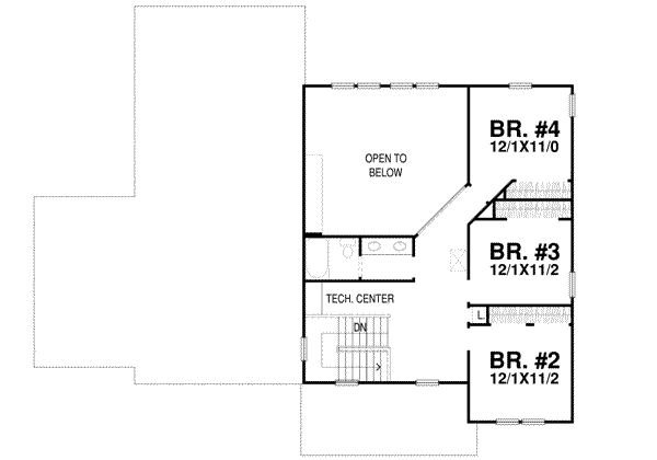 Upper/Second Floor Plan: 15-952