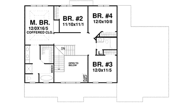 Upper/Second Floor Plan: 15-954