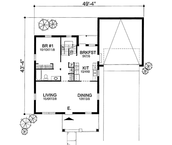 Main Floor Plan: 15-955