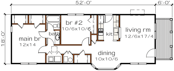 Main Floor Plan: 16-104