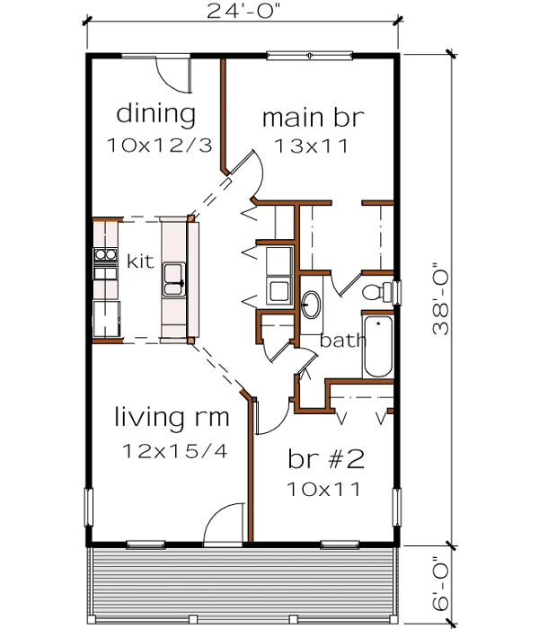 Main Floor Plan: 16-108