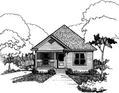 Bungalow House Plan 2 Bedrooms 1 Bath 912 Sq Ft Plan 16 110