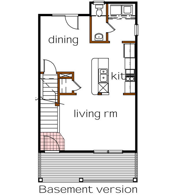 Southern Style Home Design 16-121