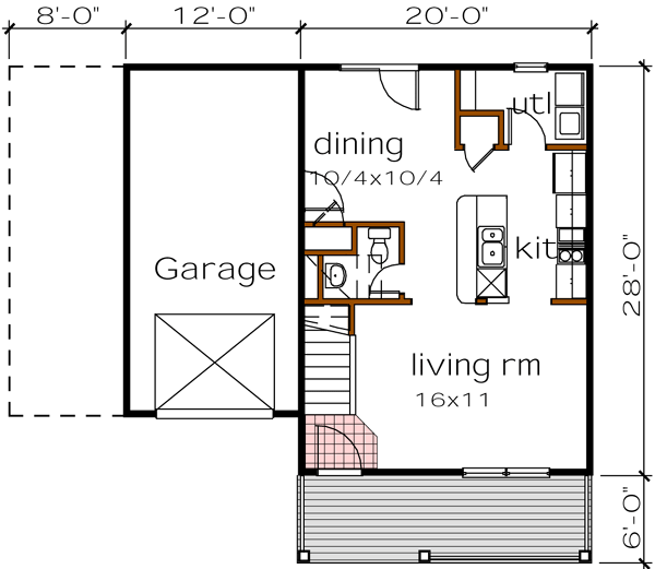 Main Floor Plan: 16-124
