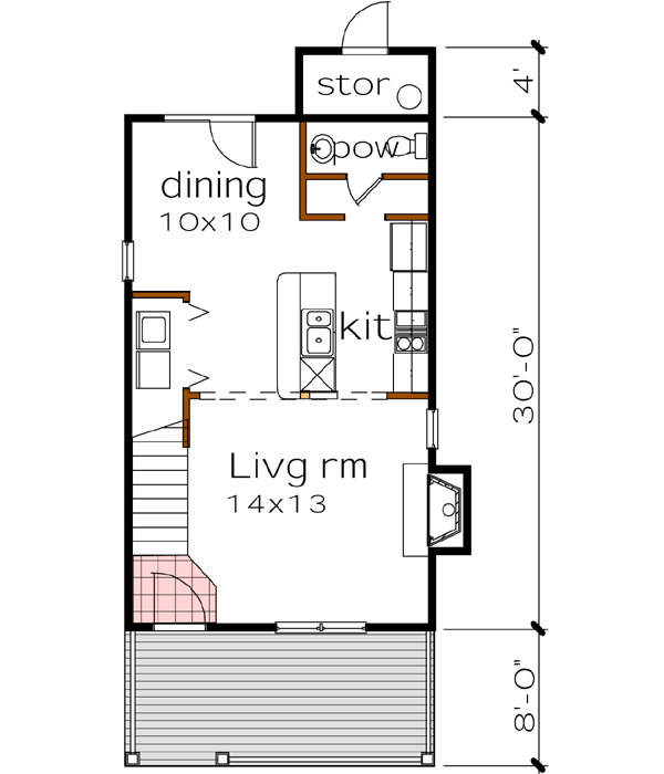 Main Floor Plan: 16-132