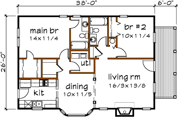 Main Floor Plan: 16-133